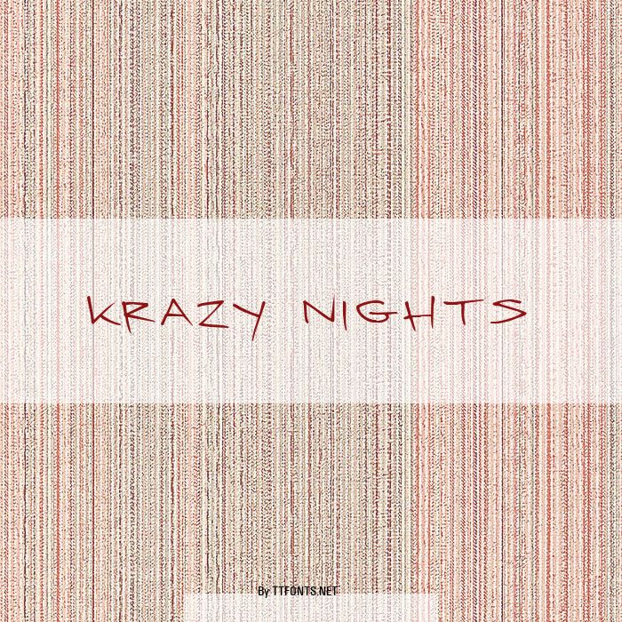 Krazy Nights example